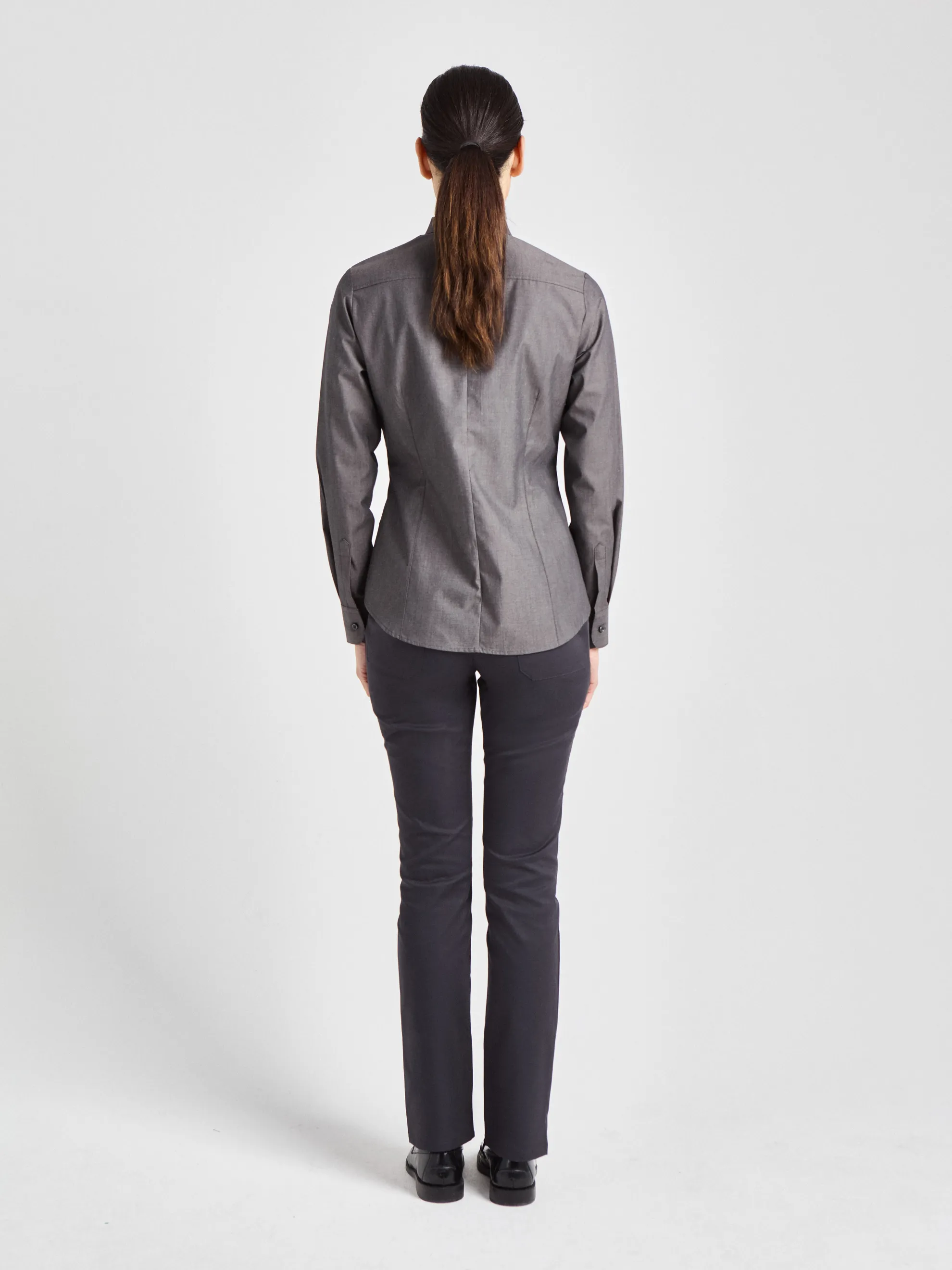 Pacentro Lady Melange - Bluse - dunkelgrau